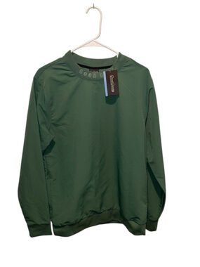 Men's GoodGood Green & Black Windbreaker Jacket Size S